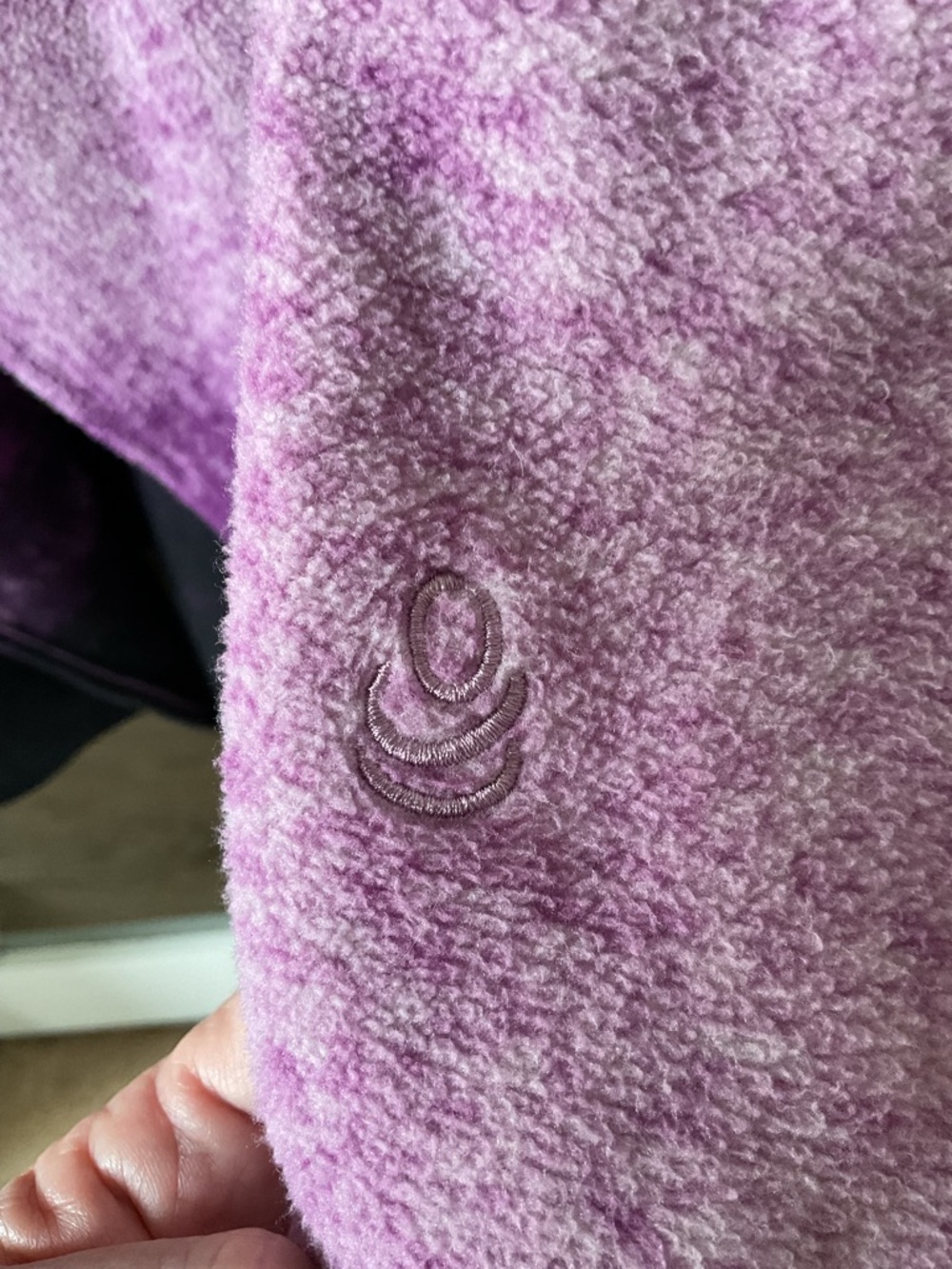 Cuddl Duds Purple Ombre Hooded Open Cardigan L/XL - Picture 5 of 6